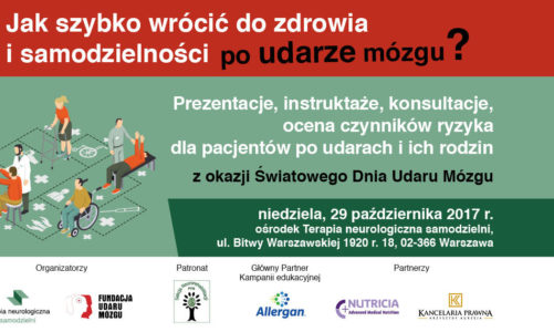 29 PAŹDZIERNIKA 2017 – ŚWIATOWY DZIEŃ UDARU MÓZGU