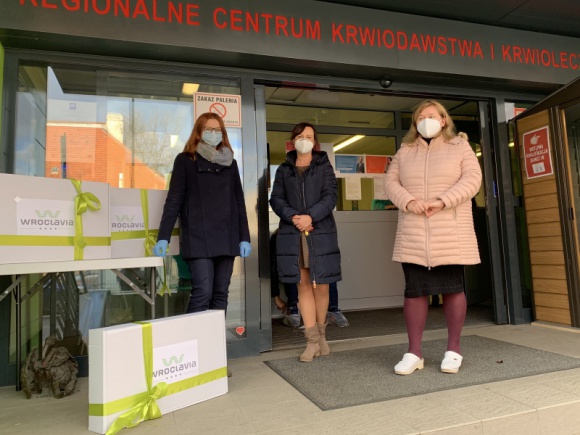Wroclavia wspiera RCKiK i zachęca do oddawania osocza