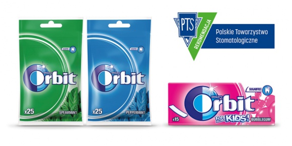 Znak rekomendacji PTS dla produktów z portfolio Orbit®